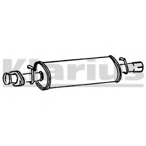 KLARIUS 220148 Middle Silencer